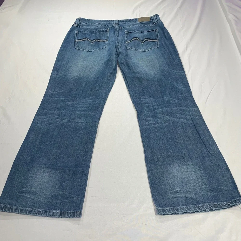 Urban Pipeline Loose Boot Jeans Mens 36x32 Blue Medium Wash Denim Cotton Relaxed
